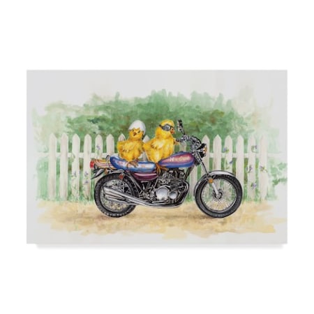 Charlsie Kelly 'Biker Chicks' Canvas Art,22x32